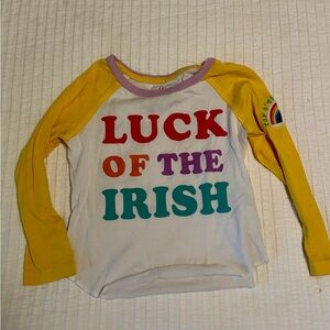 Peek 4/5 ‘Luck of the Irish' Long Sleeve Shirt - Yellow & White